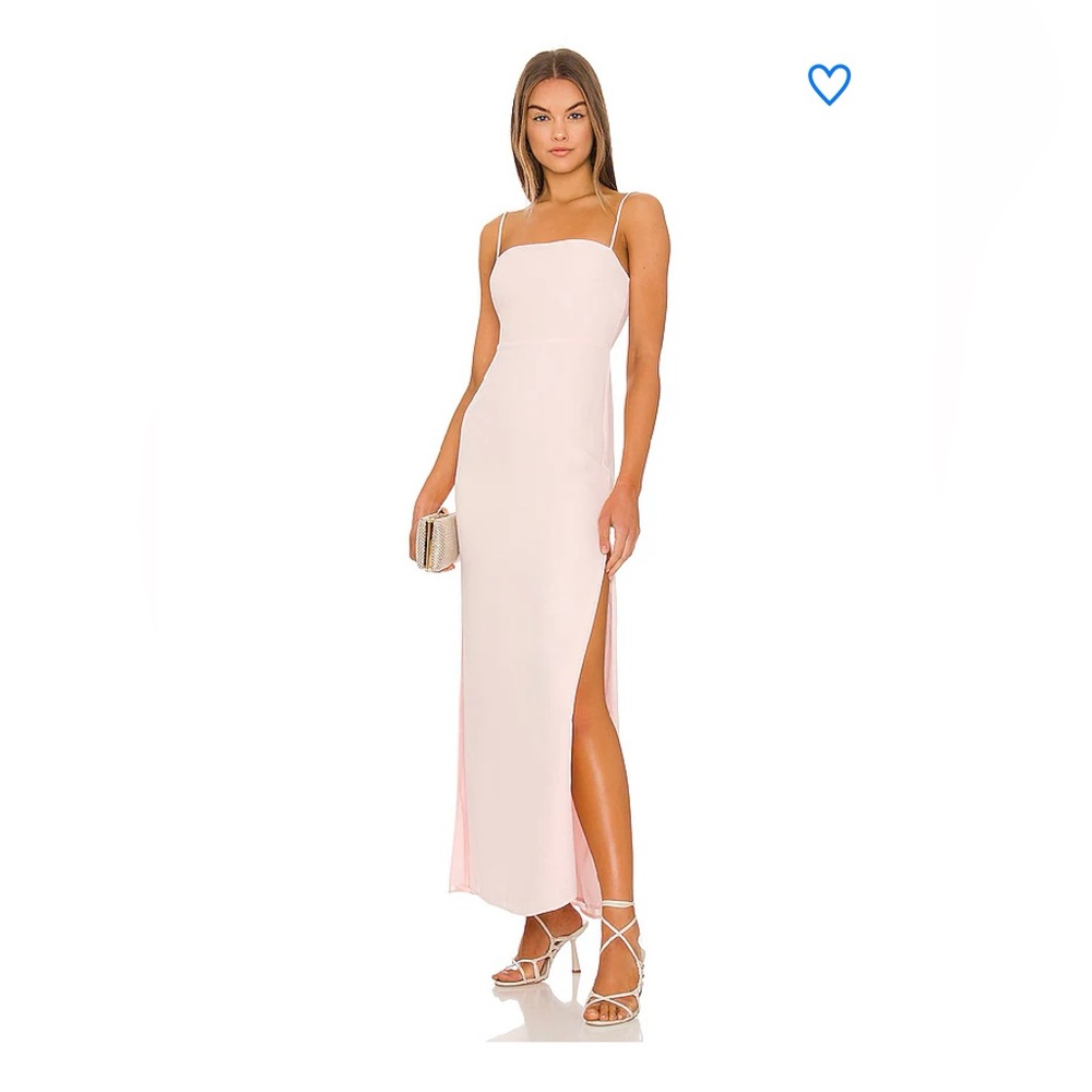 Superdown Revolve Addison Maxi Dress Light Pink NWT Small
